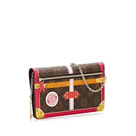 Louis Vuitton-Brown Louis Vuitton Monogram Summer Trunks Pochette Crossbody Bag-Brown