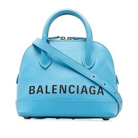 Balenciaga-Borsa Balenciaga XXS Ville Blu-Blu