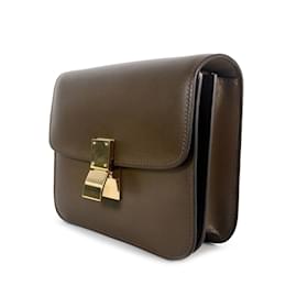 Céline-Borsa a tracolla piccola scatola classica Celine marrone-Marrone