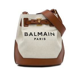Borsa a secchiello Balmain B Army marrone Marrone
