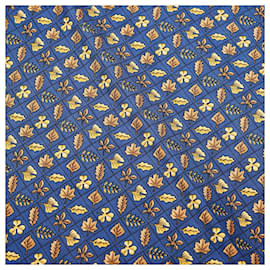 Hermès-Blue Hermes Stole Angore Silk Scarf Scarves-Blue