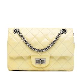 Chanel-Yellow Chanel Mini Reissue Patent Flap Crossbody Bag-Yellow