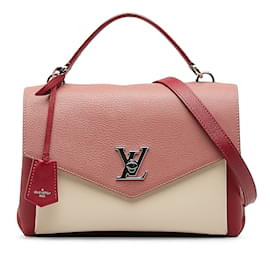 Louis Vuitton-Bolso satchel con asa MyLockMe de Louis Vuitton rosa-Rosa