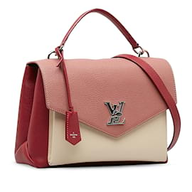 Louis Vuitton-Bolsa Louis Vuitton MyLockMe com alça rosa-Rosa