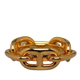 Hermès-Anel de lenço Hermes Regate dourado-Dourado
