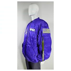 Balenciaga-Blazers Casacos-Azul,Multicor