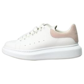 Alexander Mcqueen-Alexander McQueen Zapatillas blancas con cordones - talla UE 38.5-Blanco