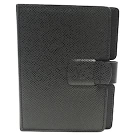 Louis Vuitton-LOUIS VUITTON PALM CASE COVER IN TAIGA LEATHER CARD HOLDER BOX HOLDER-Black