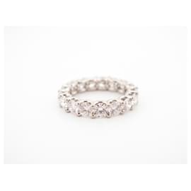 Autre Marque-AMERICAN ALLIANCE RING T52 SET PLATE 17 diamants 3CT DIAMOND RING-Silvery