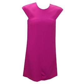 Saint Laurent-NEUF ROBE SAINT LAURENT 339788 TAILLE S 36 FUSHIA FUSCHIA NEW DRESS-Fuschia