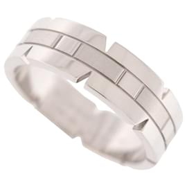 Cartier-NEW CARTIER FRENCH TANK CRB RING4059900 T65 WHITE GOLD 18K 13.5 GR RING-Silvery
