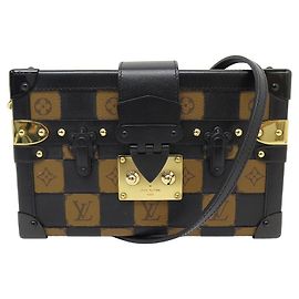 NOVA BOLSA LOUIS VUITTON PETITE TRUNK DAMIER WEAVING BOLSA Outro
