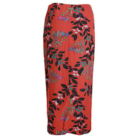 Ba&Sh-Ba&sh Christo Midi Skirt in Floral Print Viscose-Other