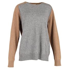 Marc Jacobs-Marc Jacobs Two Tone Jumper in Grey Wool-Grey