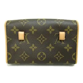 Louis Vuitton-Monogram Pochette Florentine M51855-Brown