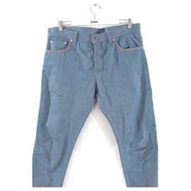 Valentino-Jeans retos de algodão-Azul