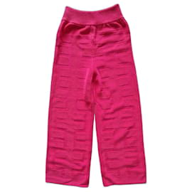 Hermès-pantalones de punto-Rosa