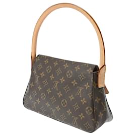 Louis Vuitton-Louis Vuitton Mini looping-Marrone