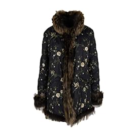 Ermanno Scervino-Scervino Embroidered Jacket with Fur-Multiple colors