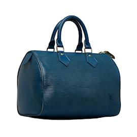 Louis Vuitton-LOUIS VUITTON HandbagsLeather-Blue