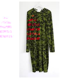 Givenchy-Givenchy Red Rose Print Dress-Red