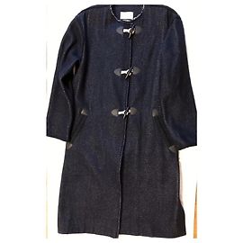 Isabel Marant Etoile Duffel Coat Navy Blue Wool Oversize Navy blue