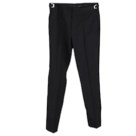 Givenchy-Givenchy Trousers in Black Wool-Black