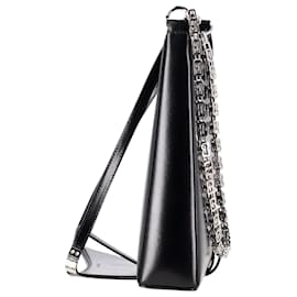 Givenchy-Givenchy Small Cut Out Bag in Black Leather-Black