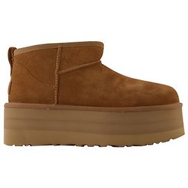 Ugg Classiche Maxi Mini Donna in Shearling Marrone Marrone