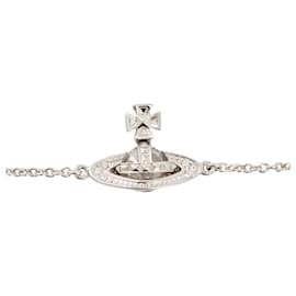 Vivienne Westwood-Pina Bas Relief Bracelet - Vivienne Westwood - Brass - Silver-Grey