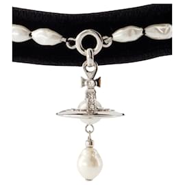 Vivienne Westwood-Aleksa-Halsband – Vivienne Westwood – Messing – Silber-Silber,Metallisch