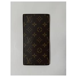 Louis Vuitton-LOUIS VUITTON Vintage 80s Monogram Bifold Long Wallet-Brown