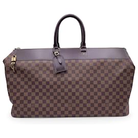 Louis Vuitton-Vintage Damier Ebene Greenwich GM Travel Bag N41155-Brown