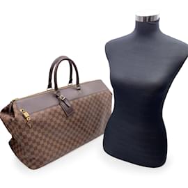 Louis Vuitton-Vintage Damier Ebene Greenwich GM Travel Bag N41155-Brown