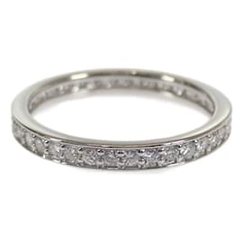 & Other Stories-Platin-Ring mit Diamanten für die Ewigkeit-Silber