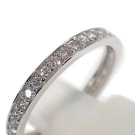 & Other Stories-Platinum Full Eternity Diamond Ring-Silvery