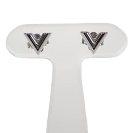 Louis Vuitton-Pendientes Essential V Stud M63208-Plata