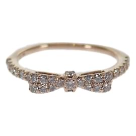 & Other Stories-18Anel de diamante K Ribbon GL1111R001WDPG-Dourado