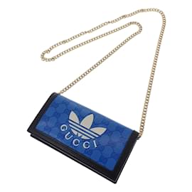 Gucci-x Adidas Portefeuille sur Chaîne 621892 UVSCG 4345-Bleu