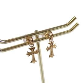 & Other Stories-18K Cross Swing Earrings-Golden