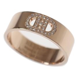 Hermès-H Dunkle Diamond Ring-Golden