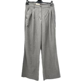 Autre Marque-LOULOU STUDIO  Trousers T.International S Wool-Grey
