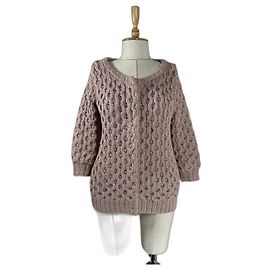 Cos Strickjacke Rosa Baumwolle Pink