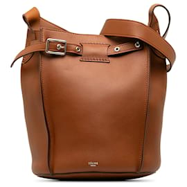 Céline-Celine Brown Balde Big Bag-Marrom