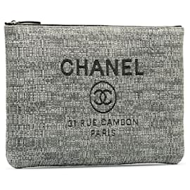 Chanel-Chanel Gray Deauville O Case-Grey
