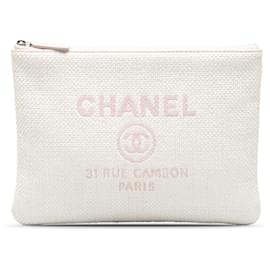 Chanel-Étui Chanel Deauville O blanc-Blanc