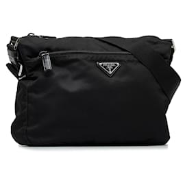 Prada-Sac à bandoulière Prada Tessuto noir-Noir