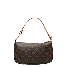 Louis Vuitton-Monogram Pochette Accessori M40712-Marrone