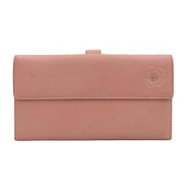 Chanel-Kamelien-Geldbörse A46509-Pink