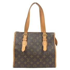 Louis Vuitton-Louis Vuitton Monogram Popincourt  Canvas Tote Bag M40007  in Good condition-Brown